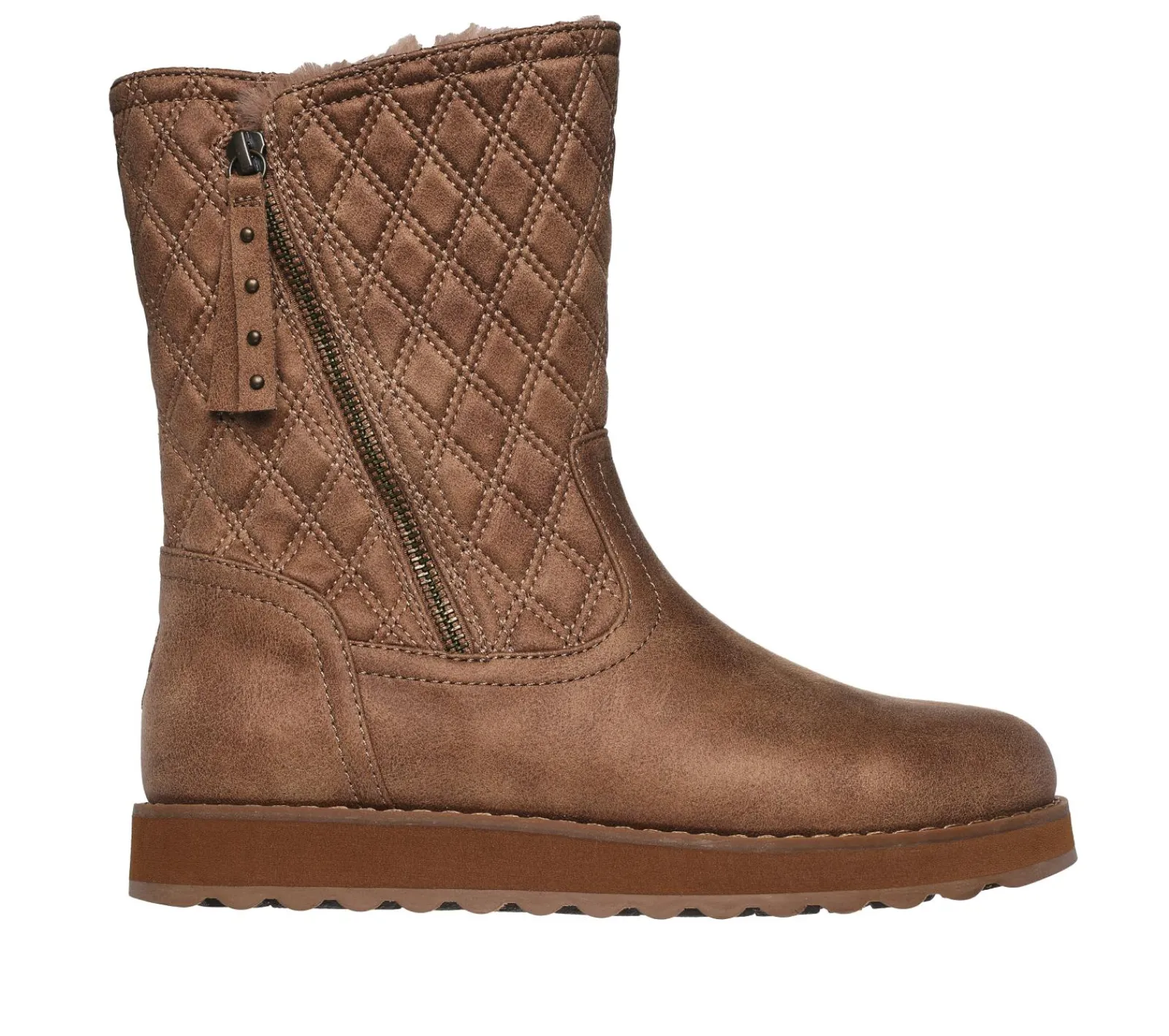 Calçado Sem Atacadores|Botas-SKECHERS Keepsakes 2.0 - Morning Walks CASTANHO CLARO