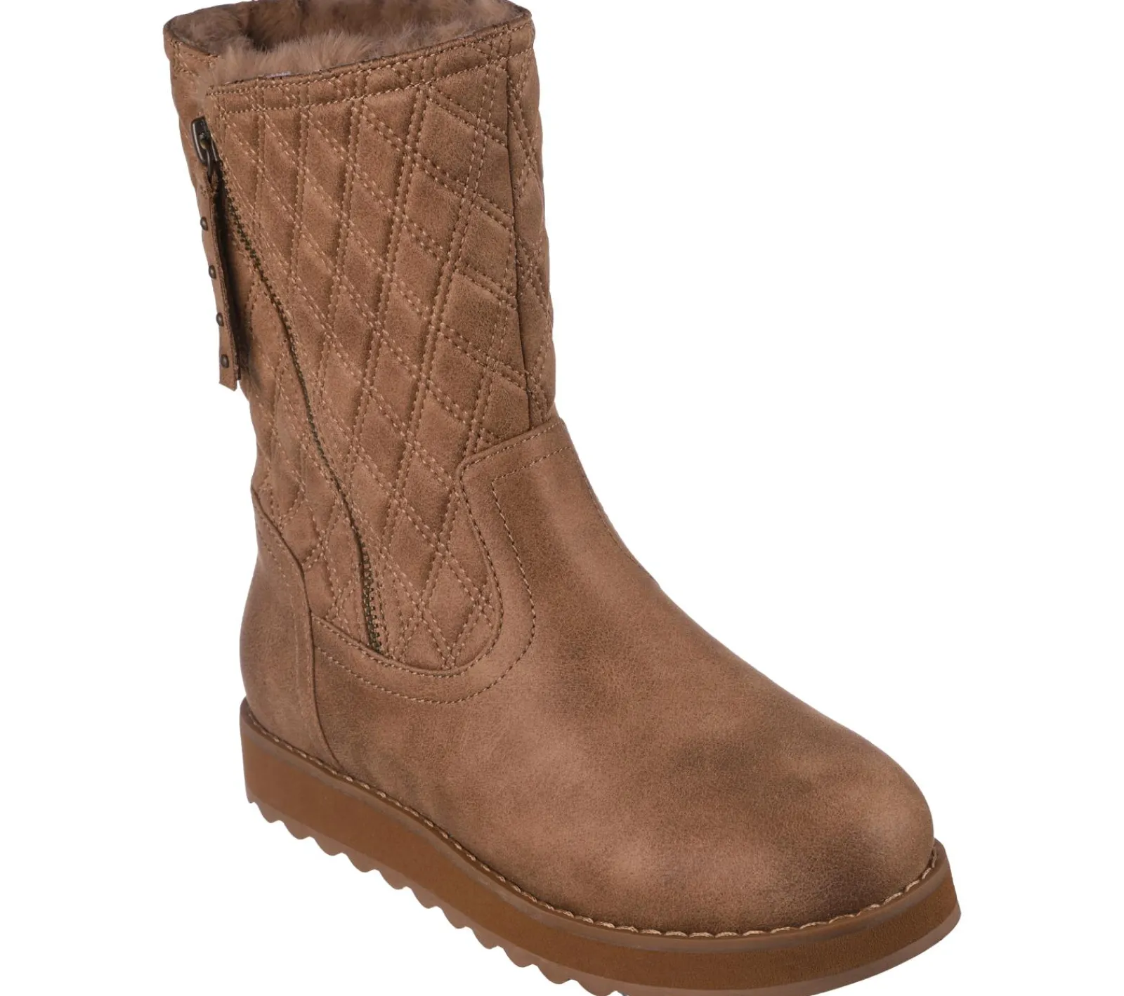 Calçado Sem Atacadores|Botas-SKECHERS Keepsakes 2.0 - Morning Walks CASTANHO CLARO
