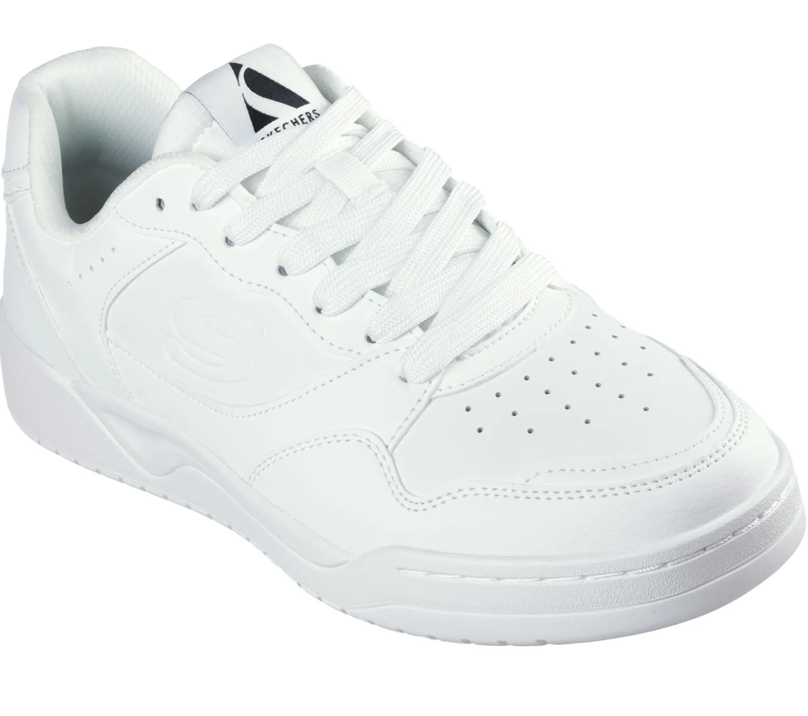 Sapatos Com Atacadores|Sapatilhas Casuais-SKECHERS Koopa Court - Volley Low Varsity BRANCO