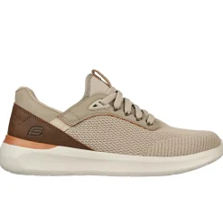 Calçado Sem Atacadores|Sapatilhas Casuais-SKECHERS Lattimore - Lasiter TAUPE