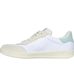 Com Atacadores|Sapatilhas Casuais-SKECHERS Mark Nason: New Wave Cup - The Rally BRANCO / AZUL