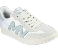 Com Atacadores|Sapatilhas Casuais-SKECHERS Mark Nason: New Wave Cup - The Rally BRANCO / AZUL