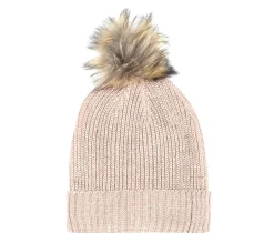 Equipamento Para O Frio-SKECHERS Marled Purl Beanie ROSA
