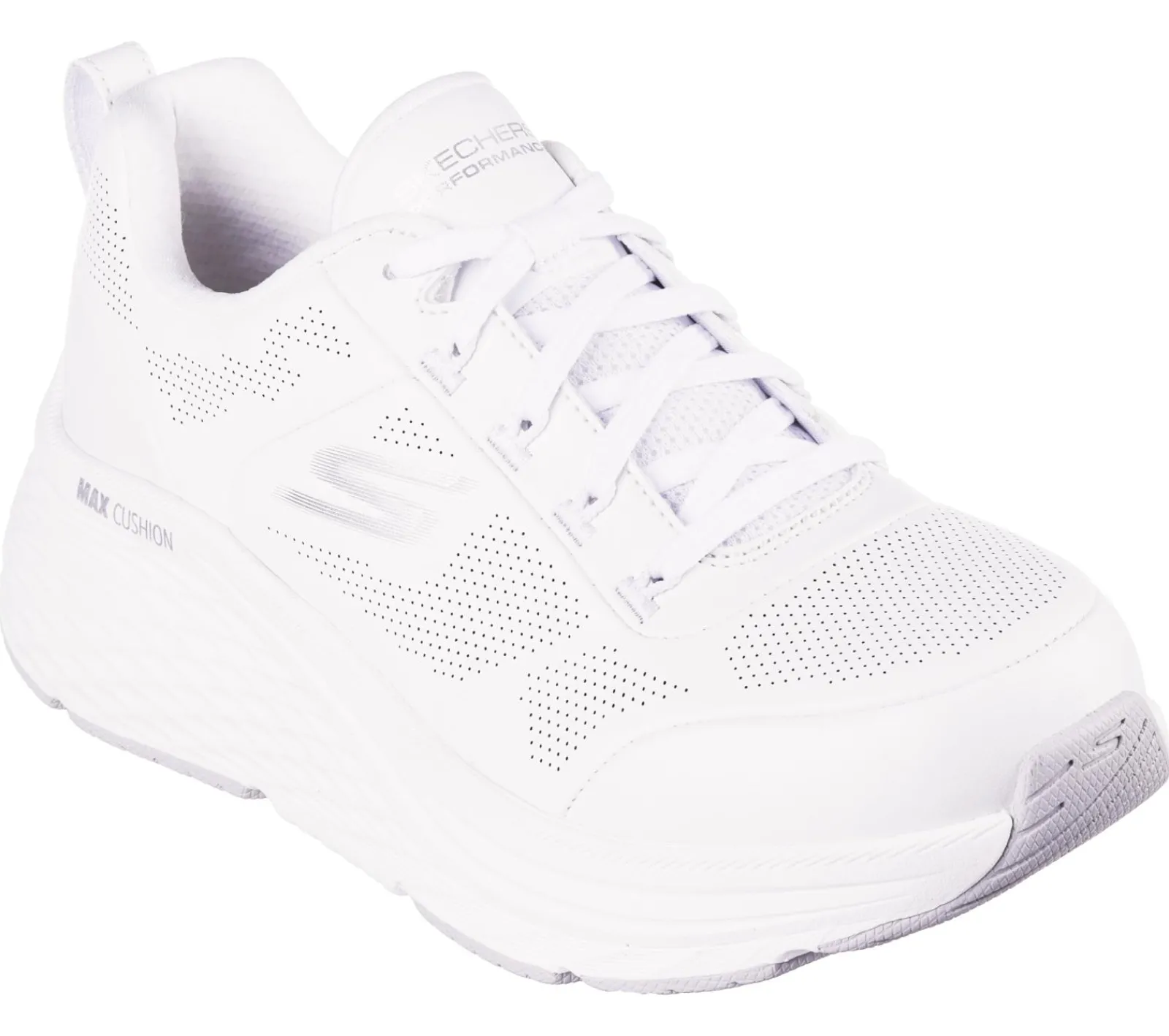 Com Atacadores|Sapatilhas-SKECHERS Max Cushioning Elite 2.0 - Enhanced BRANCO / PRATEADO