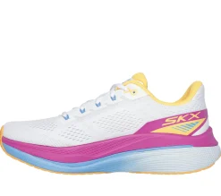 Com Atacadores|Sapatilhas-SKECHERS Max Cushioning Propulsion BRANCO / LARANJA