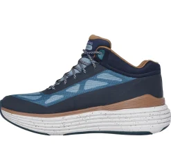 Com Atacadores|Botas-SKECHERS Max Cushioning Suspension - Terrace NAVY / VERDE AZULADO