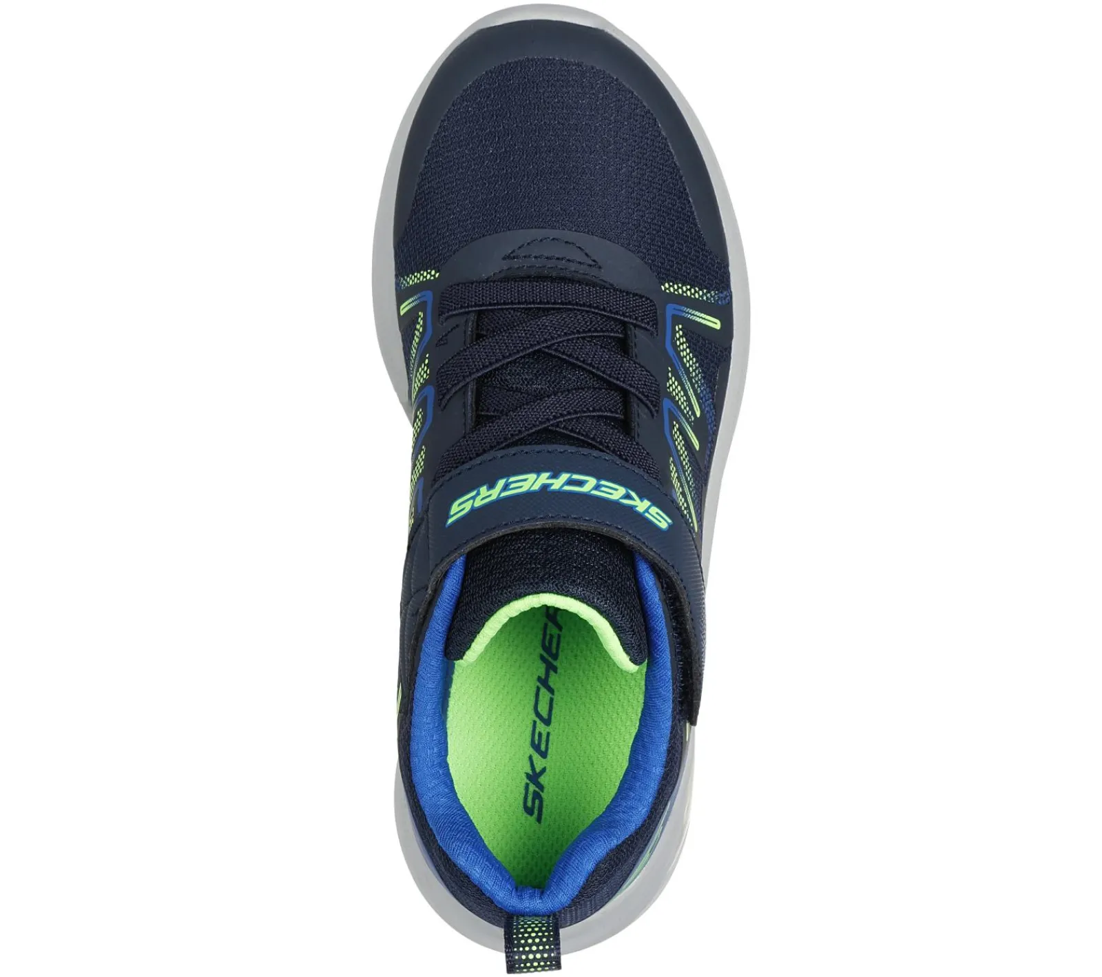 Calçado Sem Atacadores|Sapatilhas-SKECHERS Microscope Max Advance - Speker NAVY / LIMA