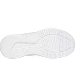 Com Atacadores|Sapatilhas-SKECHERS Microspec Advance BRANCO / LAVANDA / MENTA