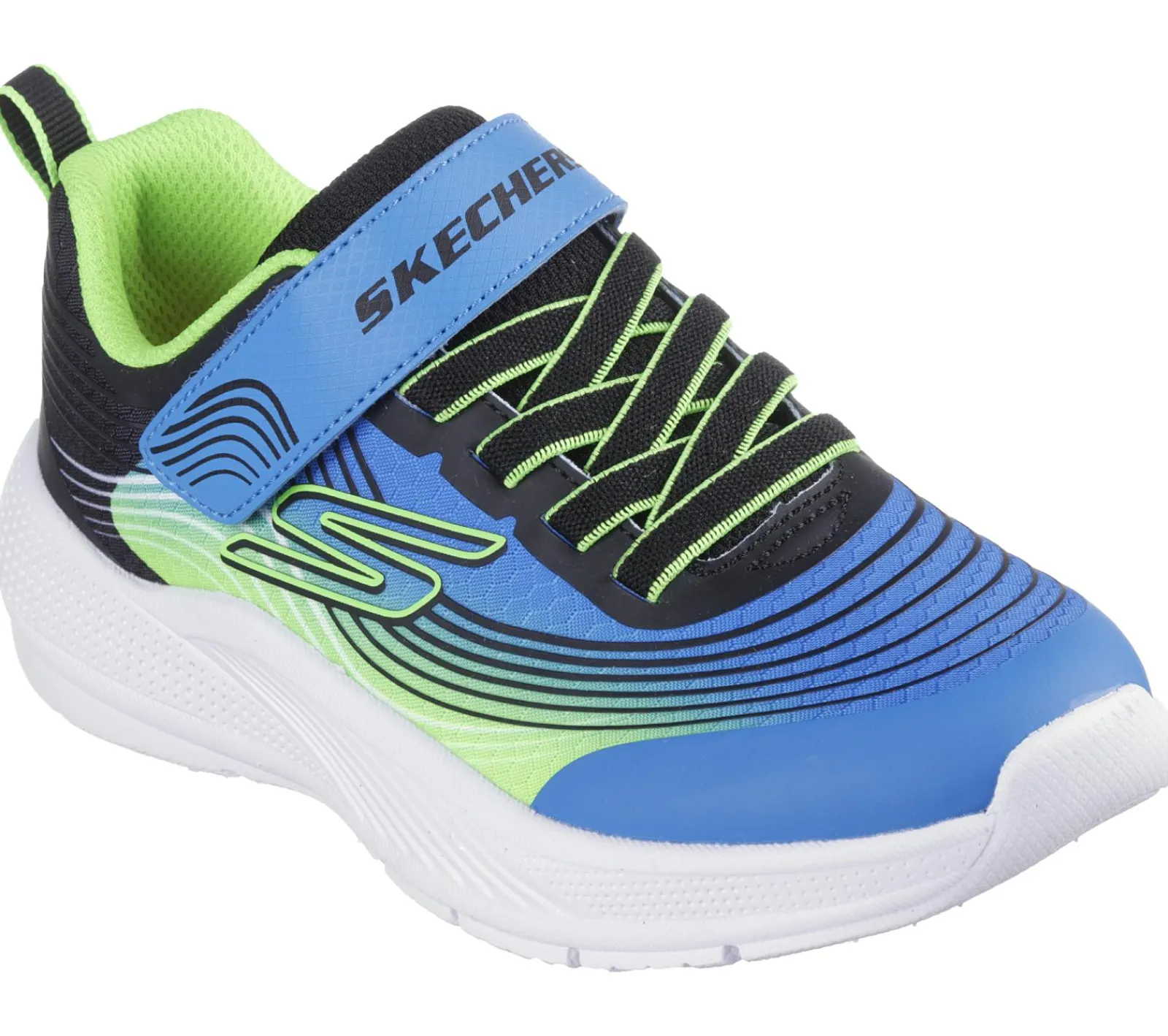 Sapatilhas-SKECHERS Microspec Advance AZUL / LIMA