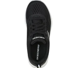 Com Atacadores|Sapatilhas-SKECHERS Microspec Max PRETO