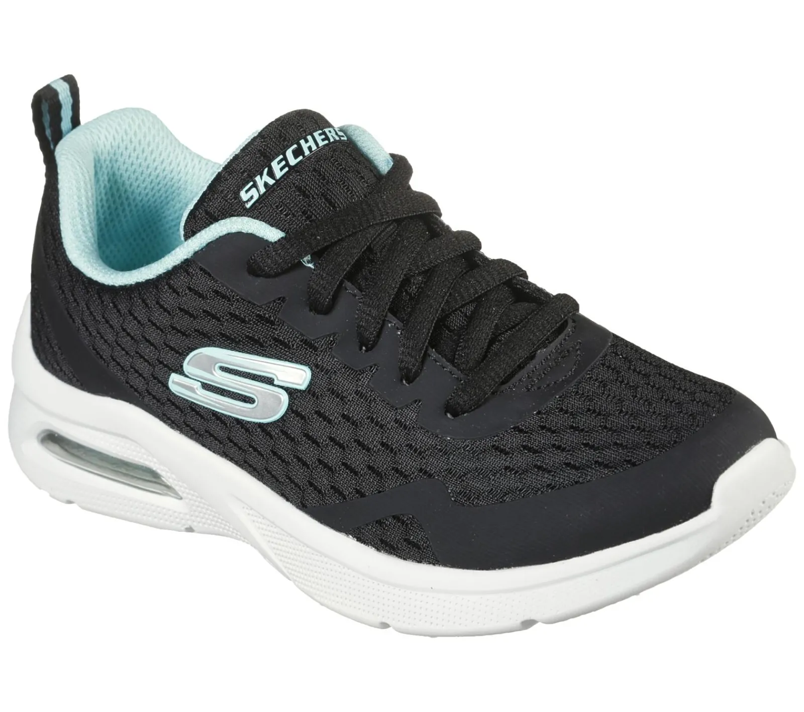 Com Atacadores|Sapatilhas-SKECHERS Microspec Max - Electric Jumps PRETO
