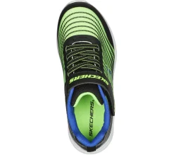 Calçado Sem Atacadores|Sapatilhas-SKECHERS Microspec Max II PRETO / LIMA