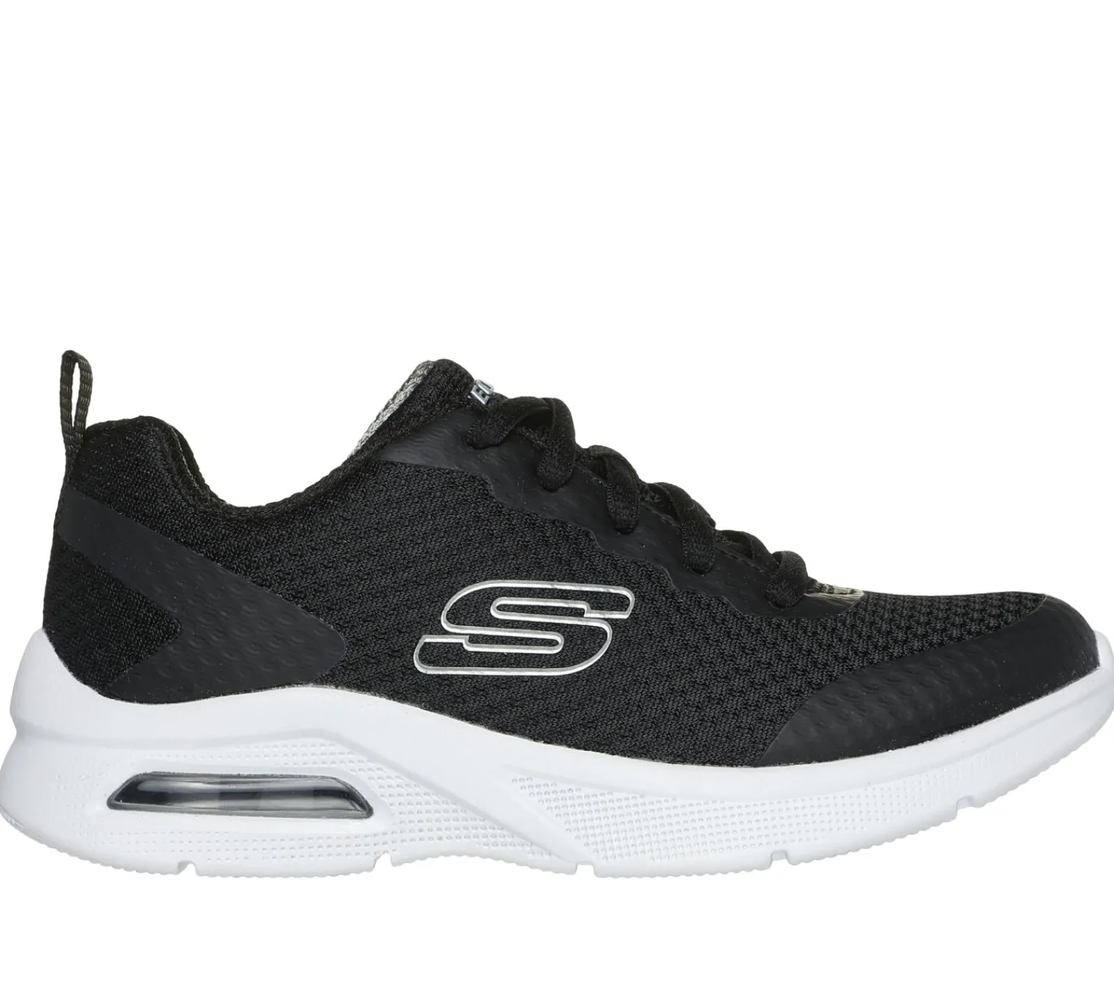 Com Atacadores|Sapatilhas-SKECHERS Microspec Max - Kaptix PRETO