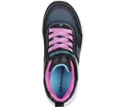 Calçado Sem Atacadores|Sapatilhas-SKECHERS Microspec Plus - Element Ready PRETO / MULTICOR