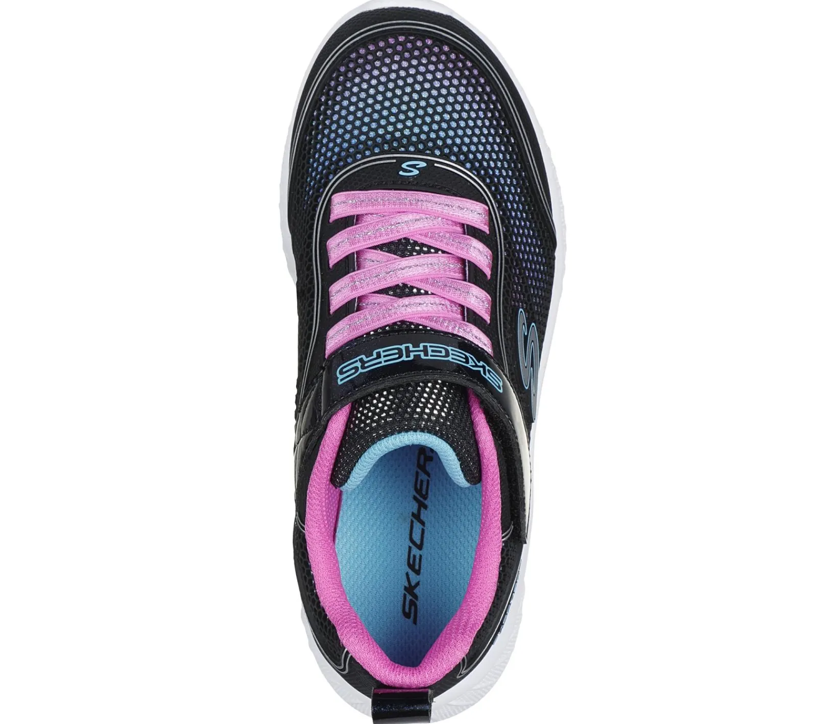 Calçado Sem Atacadores|Sapatilhas-SKECHERS Microspec Plus - Element Ready PRETO / MULTICOR