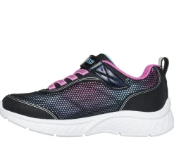 Calçado Sem Atacadores|Sapatilhas-SKECHERS Microspec Plus - Element Ready PRETO / MULTICOR
