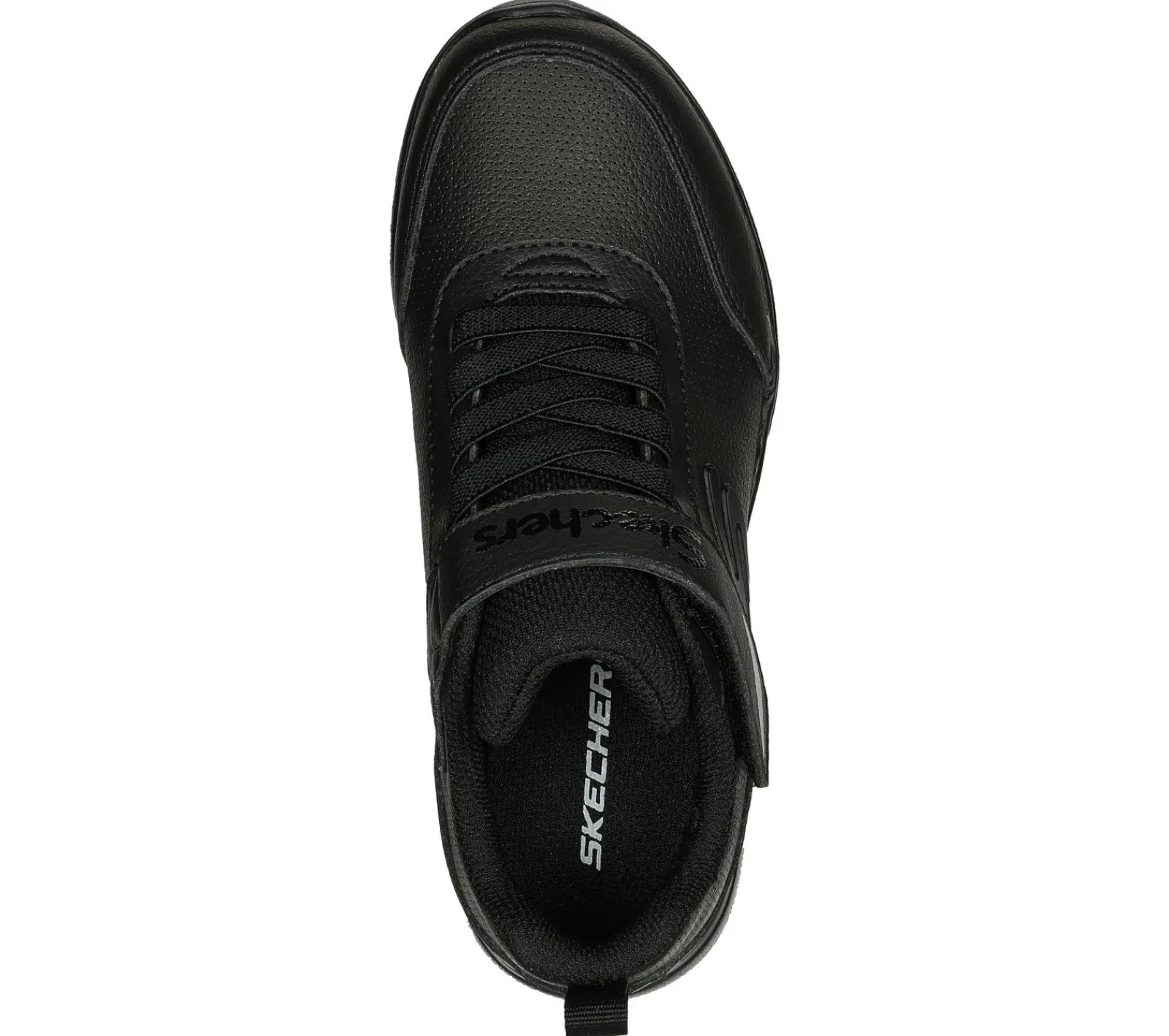 Calçado Sem Atacadores|Sapatilhas-SKECHERS Microstrides - Recess Ready PRETO