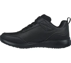 Calçado Sem Atacadores|Sapatilhas-SKECHERS Microstrides - Recess Ready PRETO