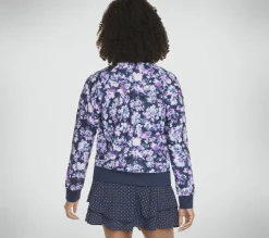 Partes De Cima|Partes De Cima-SKECHERS Misty Floral Reversible Jacket AZUL / LAVANDA