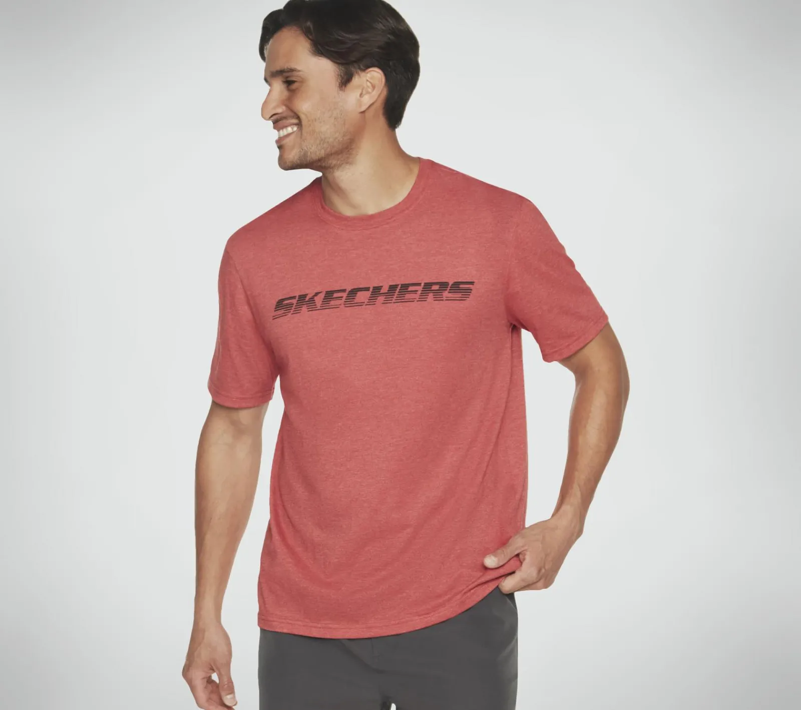 Partes De Cima|Partes De Cima-SKECHERS Motion Tee VERMELHO