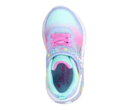 Calçado Sem Atacadores|Luzes-SKECHERS My Dreamers AZUL CLARO / MULTICOR