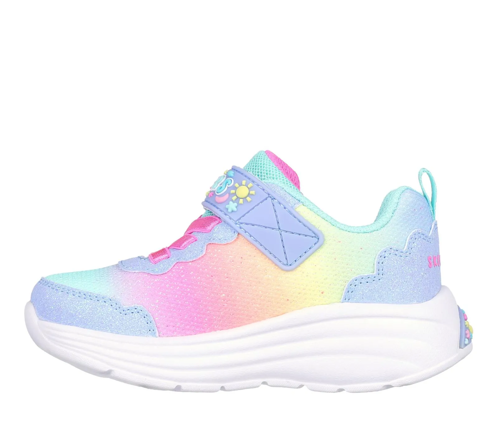 Calçado Sem Atacadores|Luzes-SKECHERS My Dreamers AZUL CLARO / MULTICOR