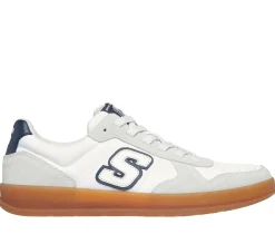 Calçado Sem Atacadores|Sapatilhas Casuais-SKECHERS New Wave Cup - Calven BRANCO SUJO
