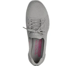 Sapatos Rasos|Calçado Sem Atacadores-SKECHERS Newbury St - Casually CINZENTO CLARO