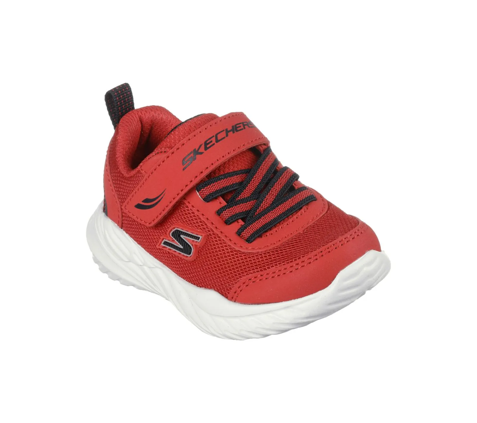 Calçado Sem Atacadores|Sapatilhas-SKECHERS Nitro Sprint VERMELHO / PRETO