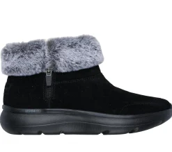 Calçado Sem Atacadores|Botas-SKECHERS On-the-GO Encore - Snow-Capped PRETO / CINZENTO