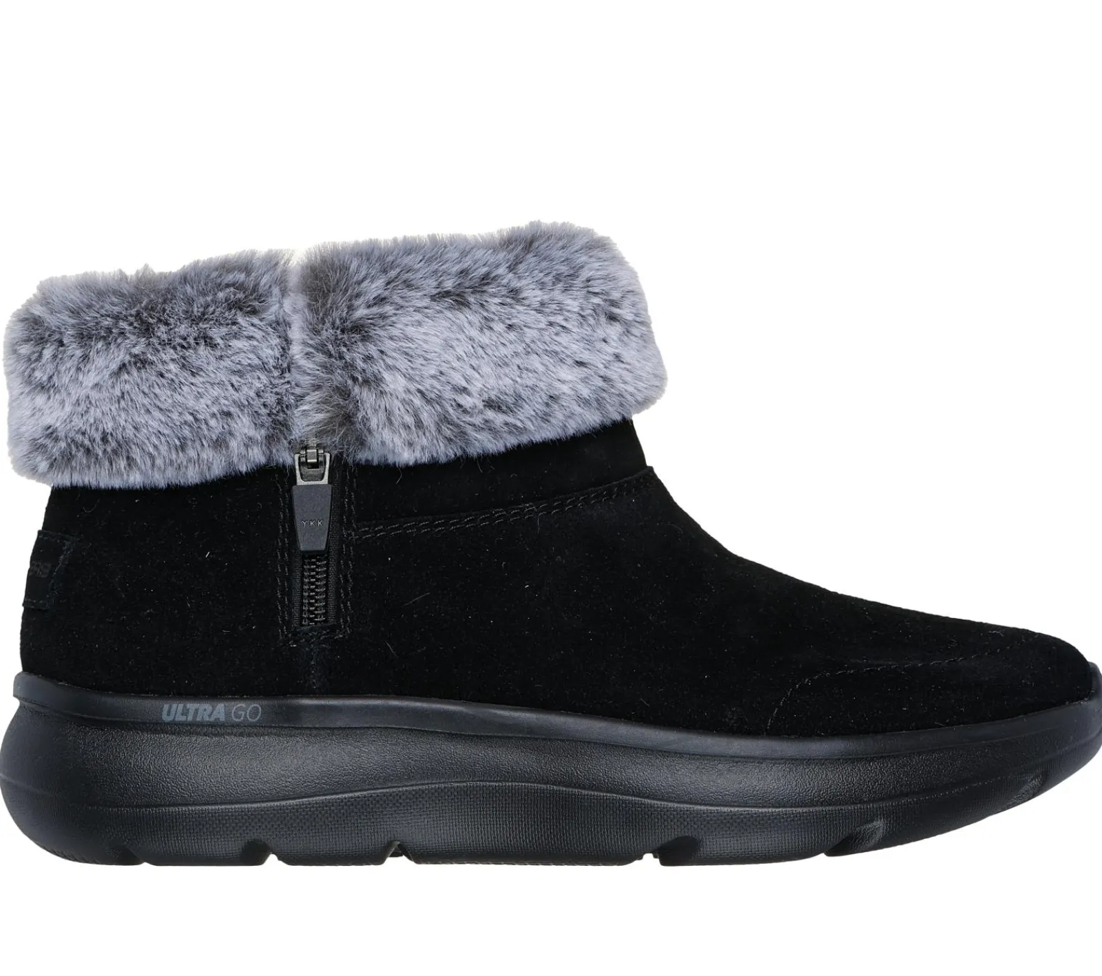Calçado Sem Atacadores|Botas-SKECHERS On-the-GO Encore - Snow-Capped PRETO / CINZENTO