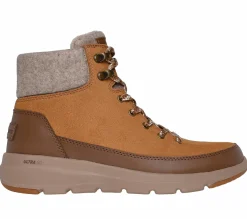Com Atacadores|Botas-SKECHERS On-the-GO Glacial Ultra - Tahoe CASTANHO CLARO