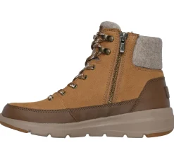 Com Atacadores|Botas-SKECHERS On-the-GO Glacial Ultra - Tahoe CASTANHO CLARO