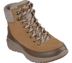 Com Atacadores|Botas-SKECHERS On-the-GO Glacial Ultra - Tahoe CASTANHO CLARO