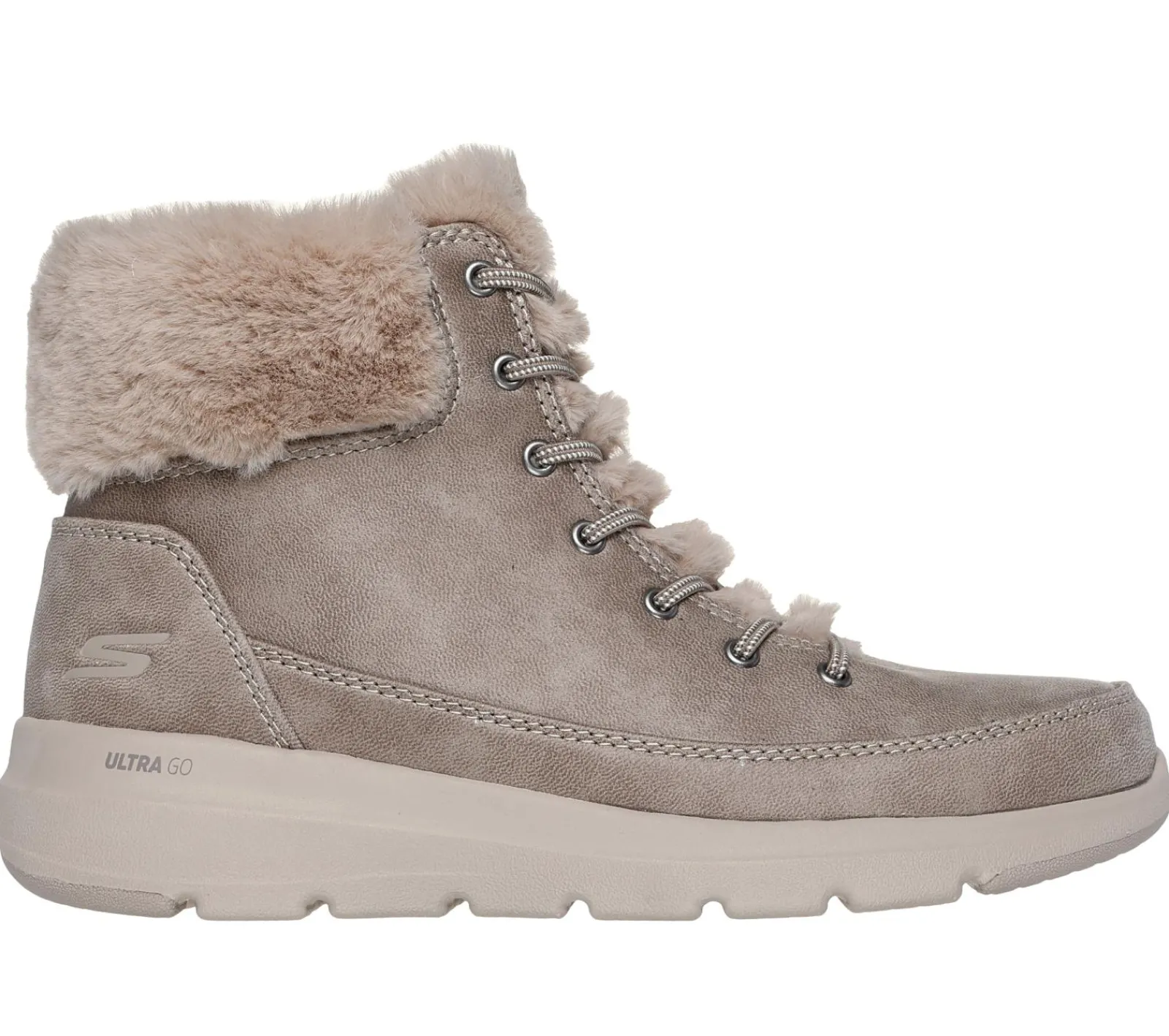 Calçado Sem Atacadores|Botas-SKECHERS On-the-GO Glacial Ultra - Wonderland TAUPE
