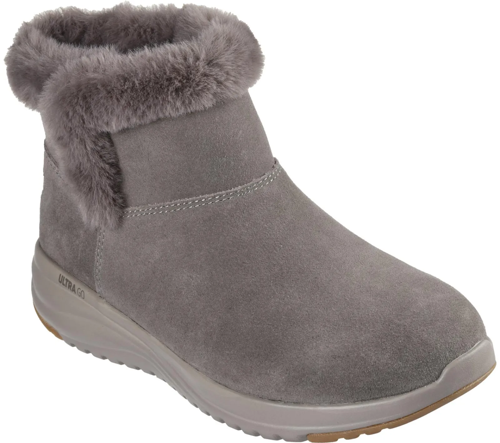 Calçado Sem Atacadores|Botas-SKECHERS On-the-GO Stellar - Cozy Step TAUPE ESCURO