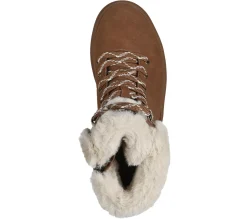Com Atacadores|Botas-SKECHERS Park City CASTANHO CLARO