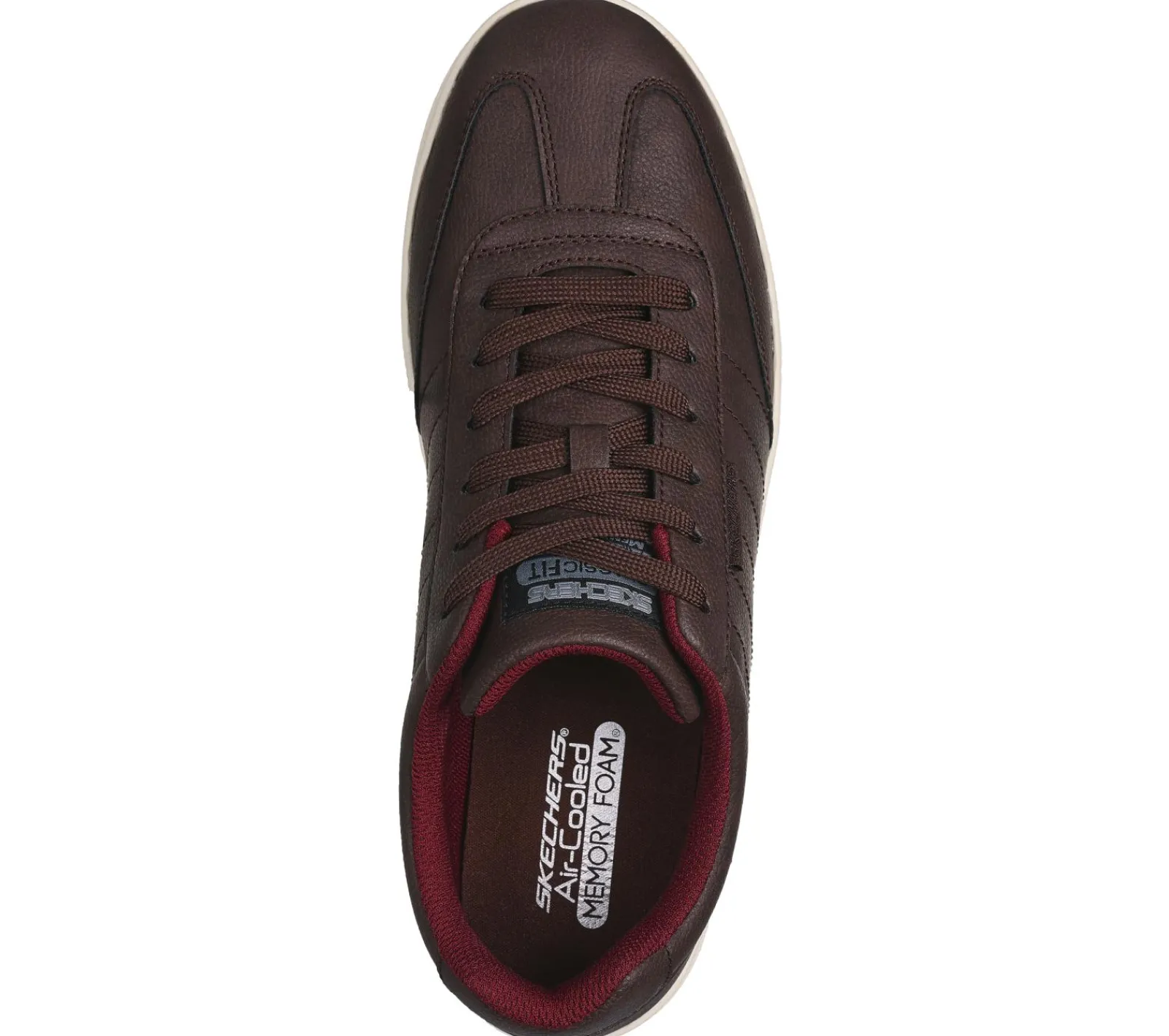 Sapatos Casual|Sapatos Com Atacadores-SKECHERS Placer - Crandon CHOCOLATE
