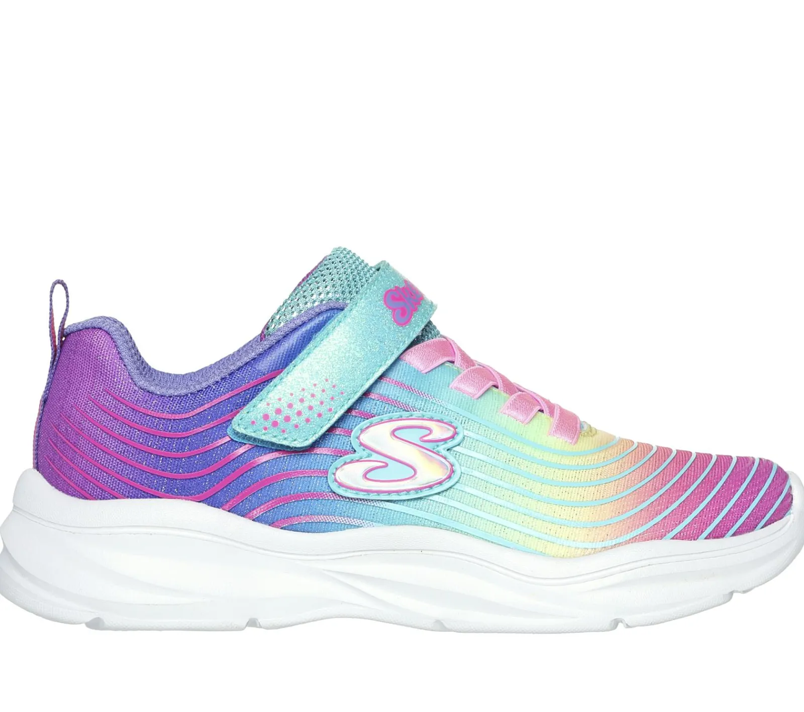 Calçado Sem Atacadores|Sapatilhas-SKECHERS Power Jams - Pastel Speed TURQUESA / MULTICOR
