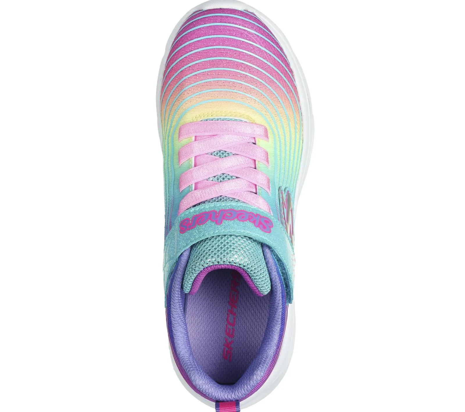 Calçado Sem Atacadores|Sapatilhas-SKECHERS Power Jams - Pastel Speed TURQUESA / MULTICOR