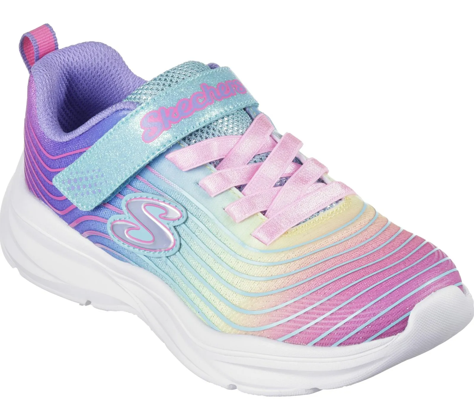 Calçado Sem Atacadores|Sapatilhas-SKECHERS Power Jams - Pastel Speed TURQUESA / MULTICOR