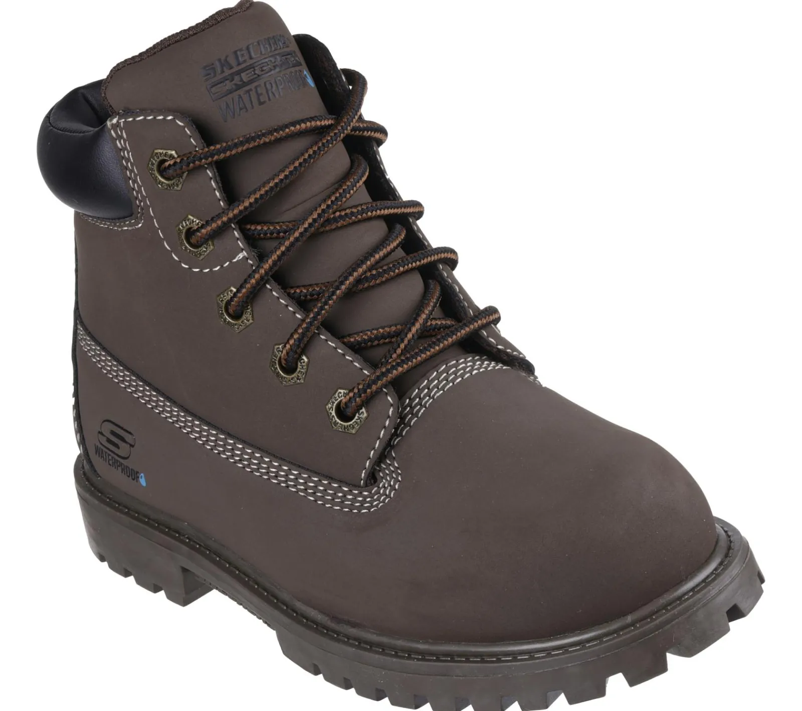 Botas|Com Atacadores-SKECHERS Power Reach - Hydro-Tread CASTANHO ESCURO