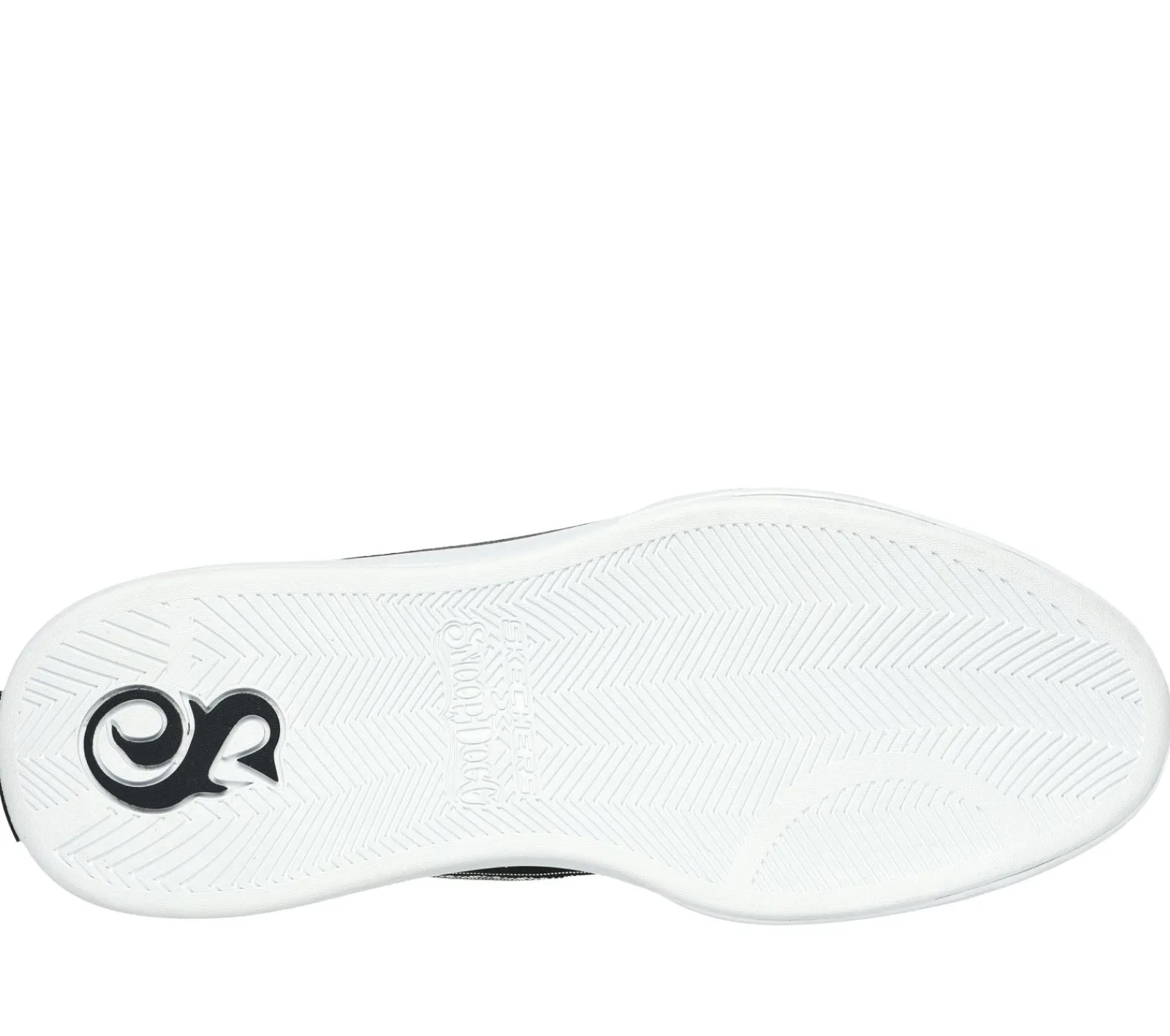 Calçado Sem Atacadores|Sapatilhas Casuais-SKECHERS Premium Leather Slip-ins Snoop One - Double G PRETO / BRANCO