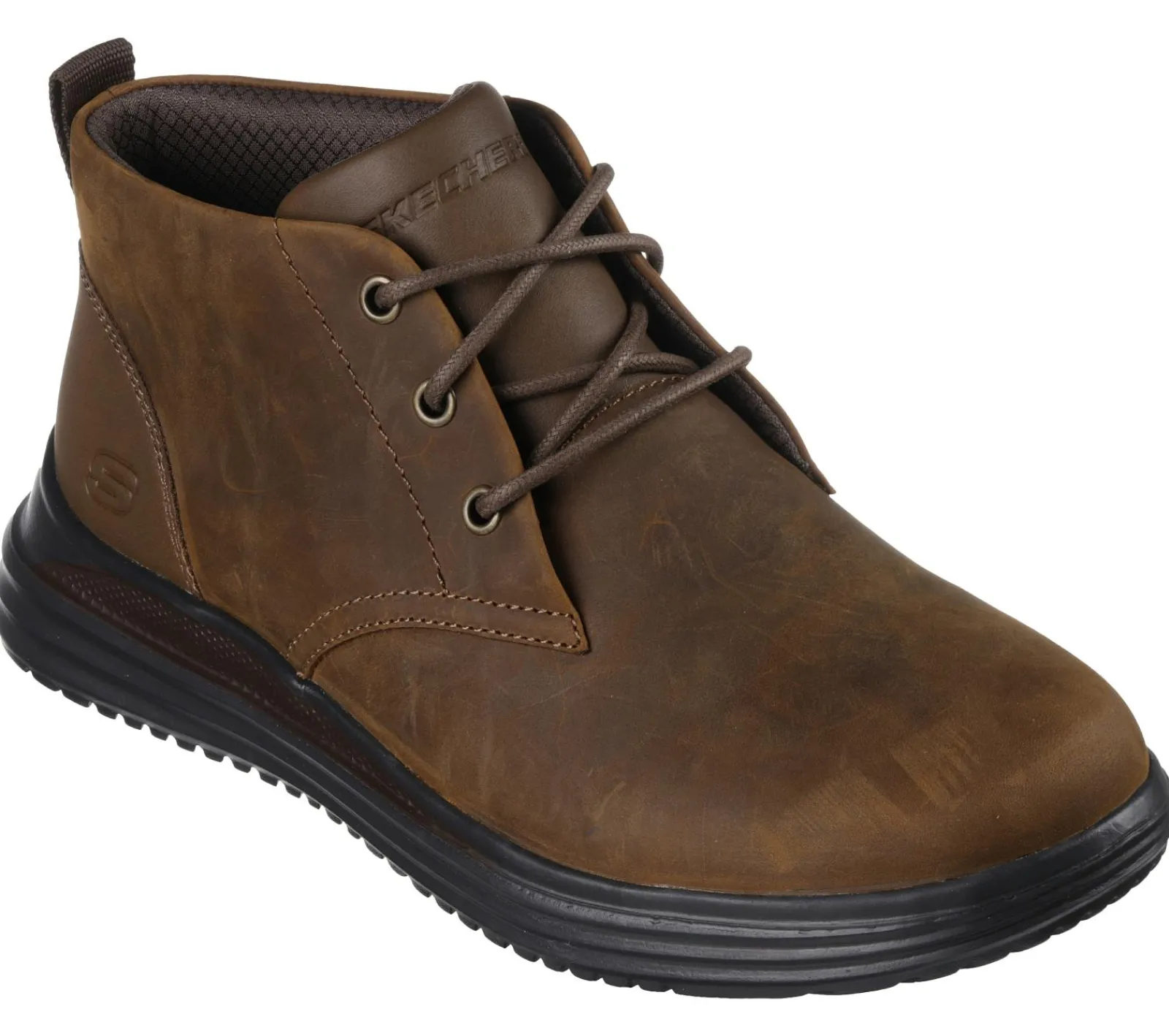 Botas-SKECHERS Proven - Yermo CASTANHO