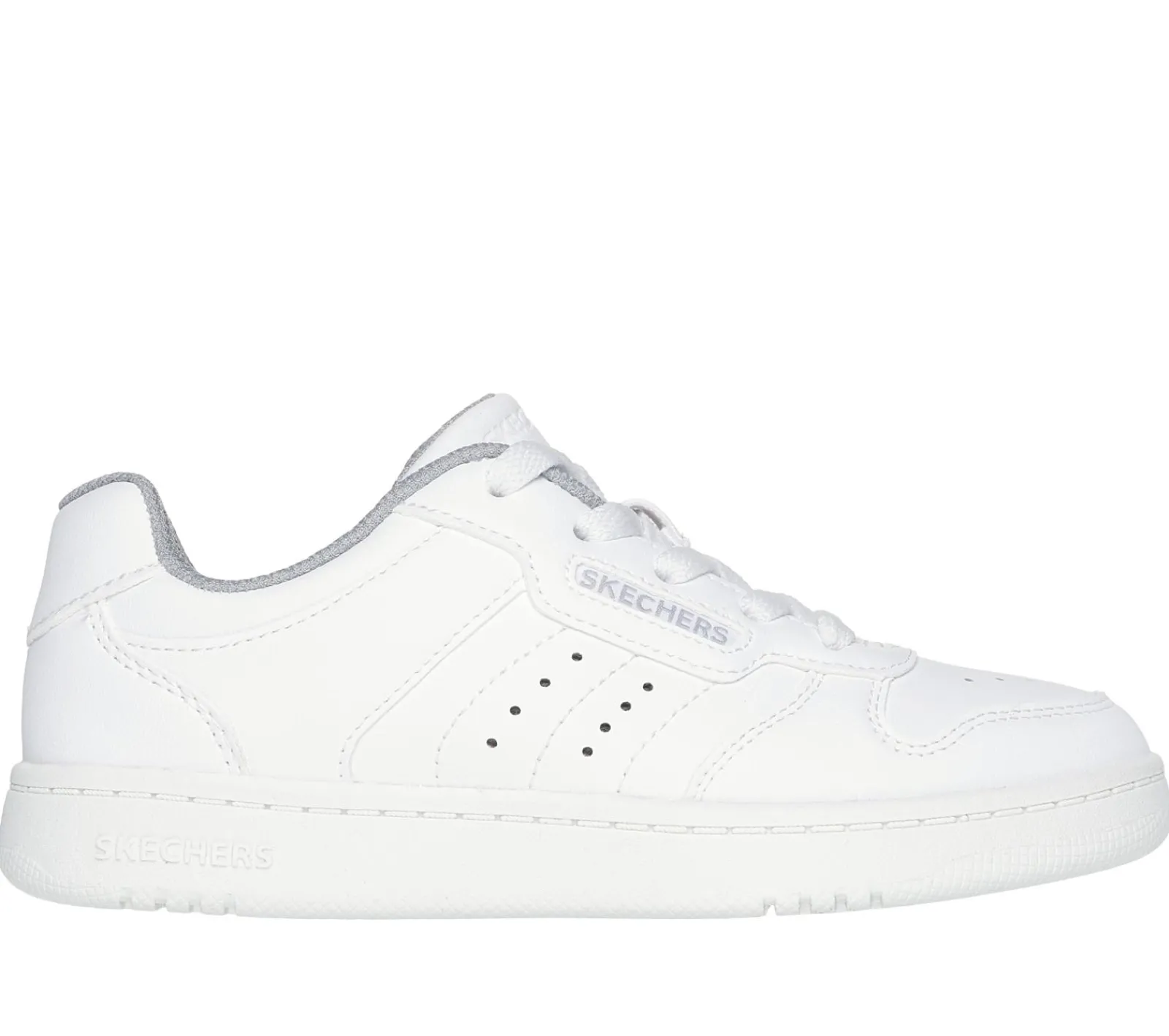 Com Atacadores|Sapatilhas-SKECHERS Quick Street - Vorton BRANCO