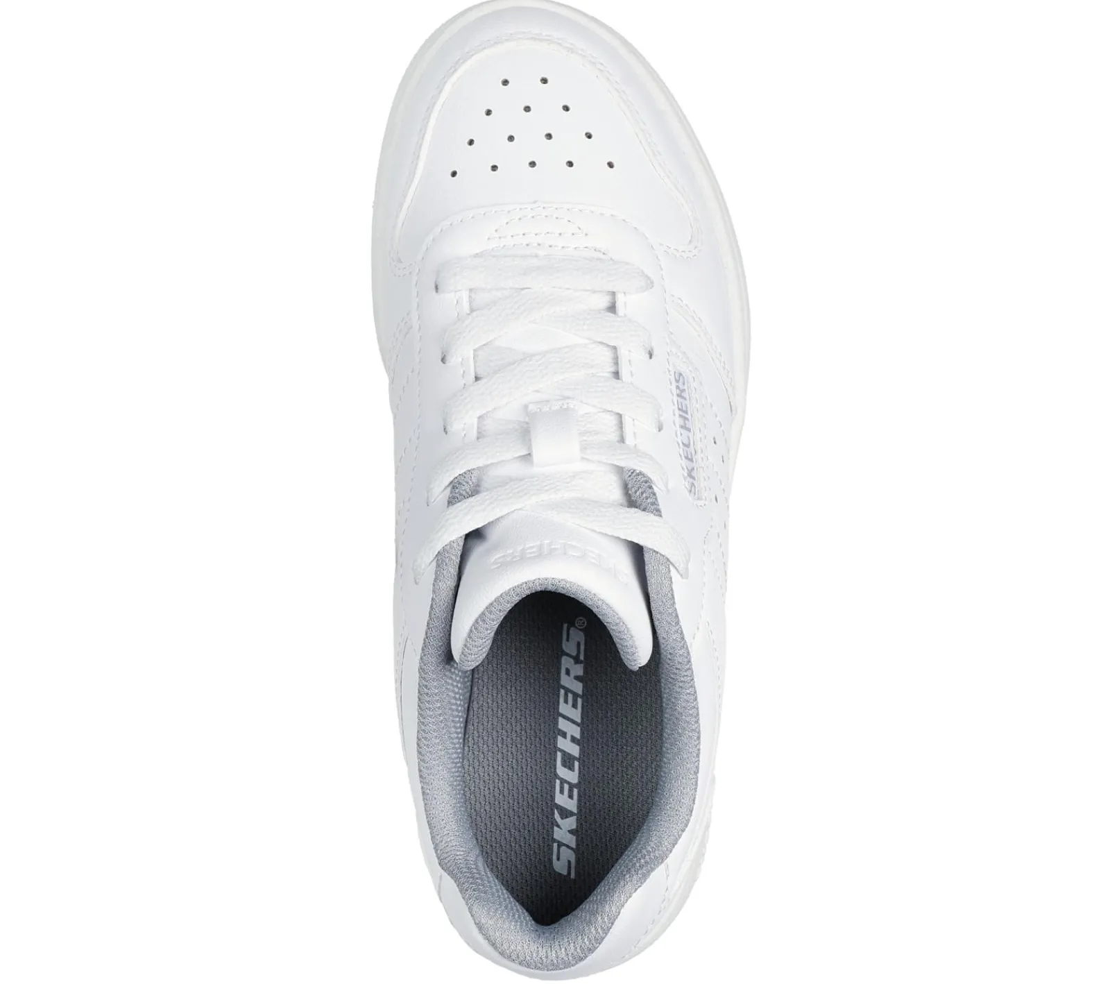 Com Atacadores|Sapatilhas-SKECHERS Quick Street - Vorton BRANCO