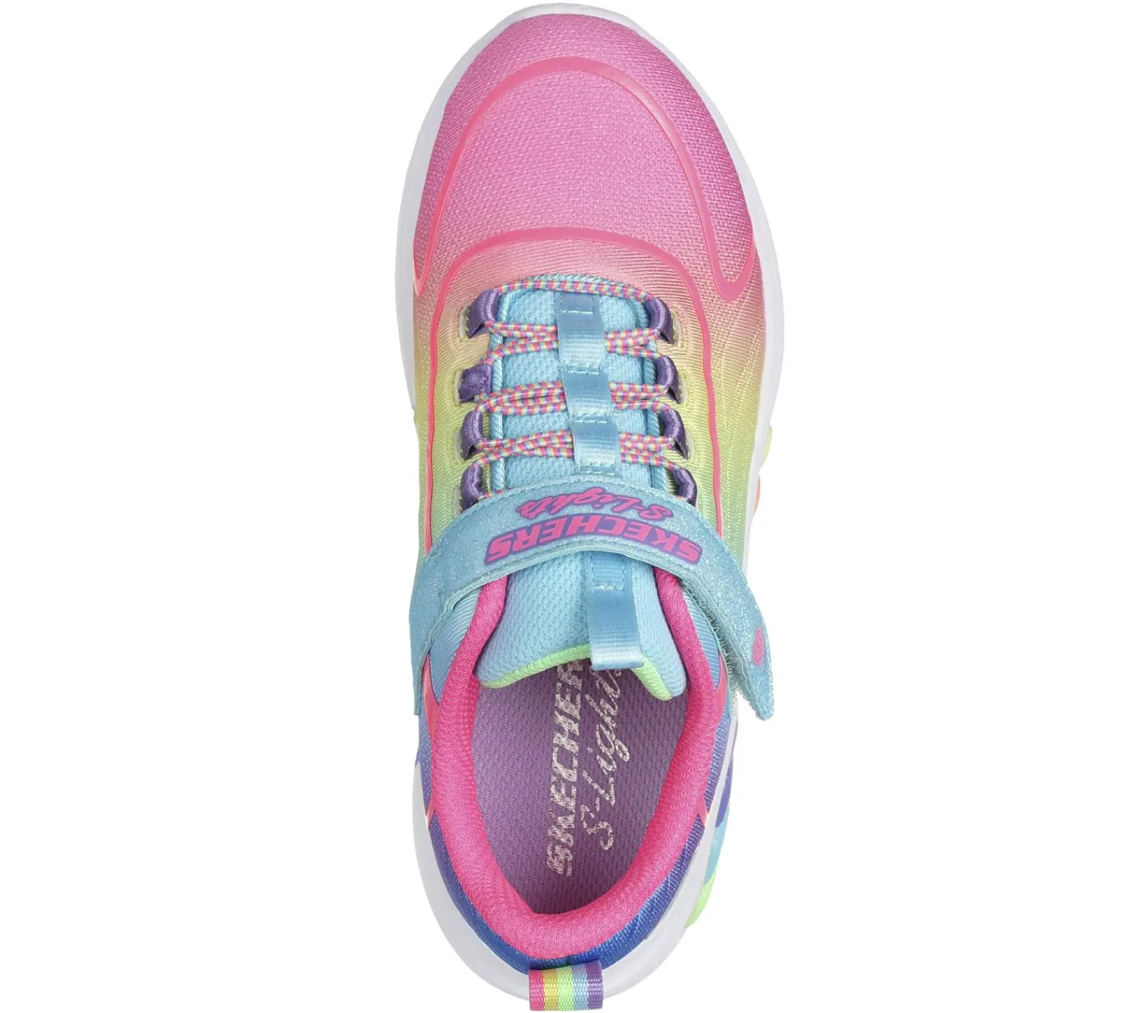 Luzes|Sapatilhas-SKECHERS Rainbow Cruisers TURQUESA / MULTICOR