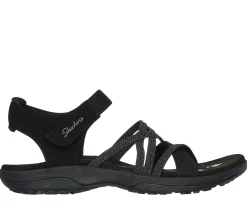 Sandálias-SKECHERS Reggae Slim - Meadow Grazer PRETO