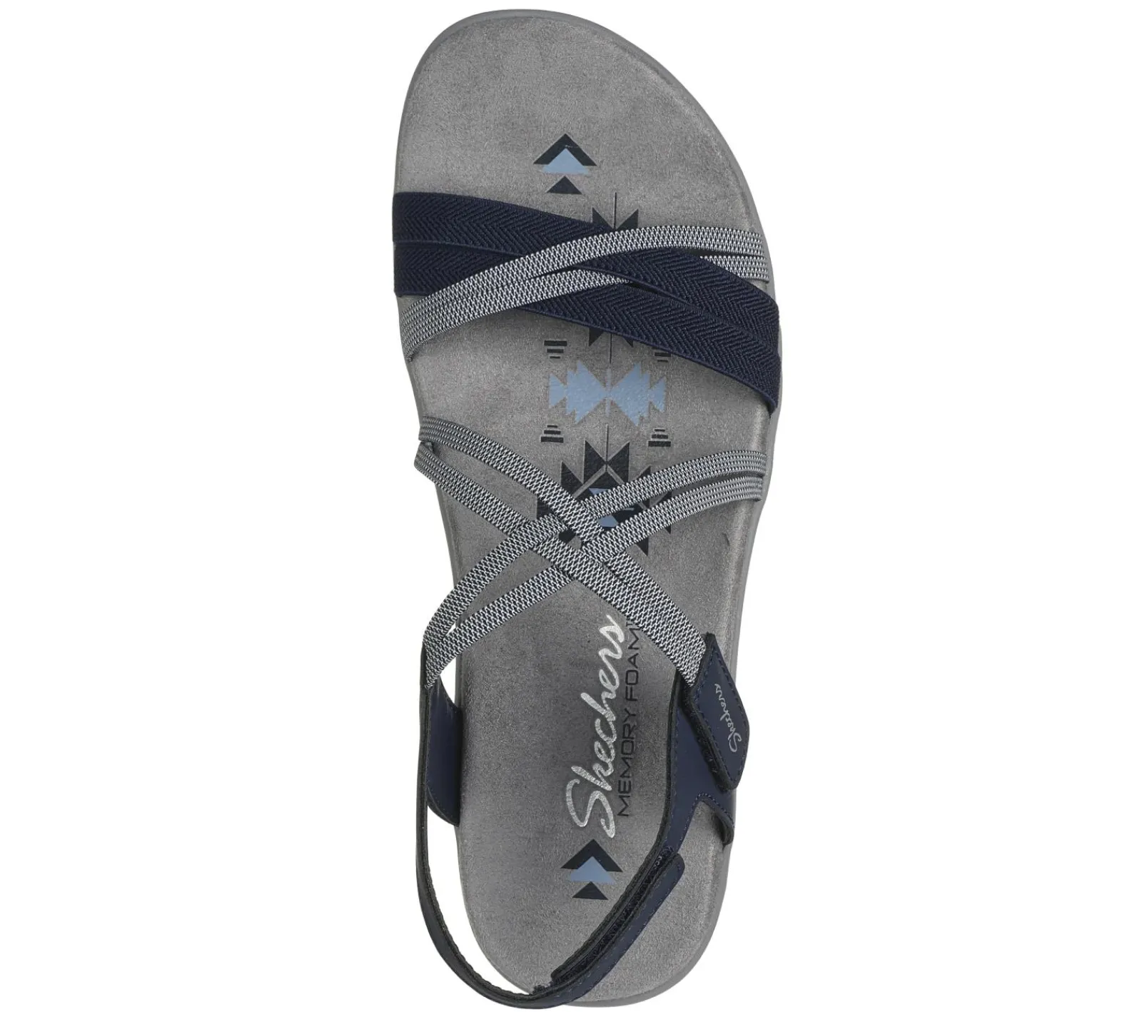 Sandálias-SKECHERS Reggae Slim - Takes Two NAVY