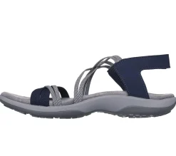 Sandálias-SKECHERS Reggae Slim - Takes Two NAVY